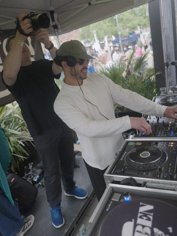 DJ at festival